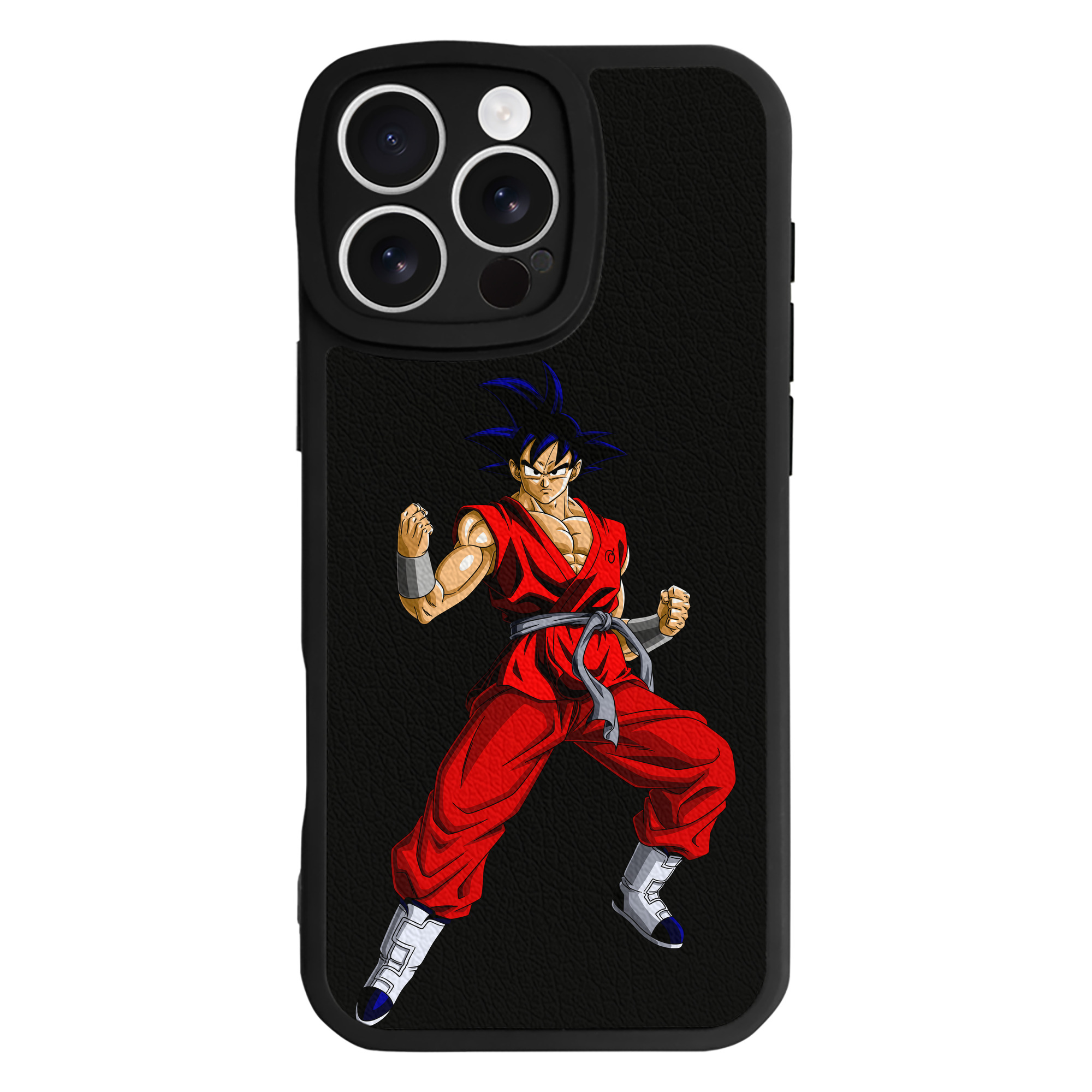 （画像用） ドラゴンボール 孫悟空（そん ごくう）Son Goku カカロット DRAGON BALL Kakarotto 【iPhone 16シリーズ対応】シリコンスマホケース（レザー調） 材質：シリコン
